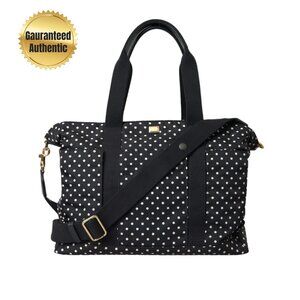 Dolce & Gabbana Black Polka Dot Changing Mat Baby Duffle Bag
